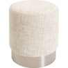 Tabouret Berry High silver beige Ø39cm