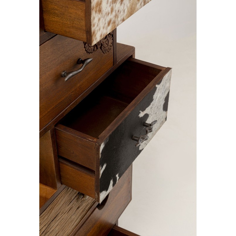 Rustic wooden chest of drawers - Rodeo Zick Zack - Kare Design
