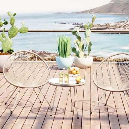 Outdoor Side Table Acapulco beige Kare Design Outdoor Side Table Acapulco beige Kare Design