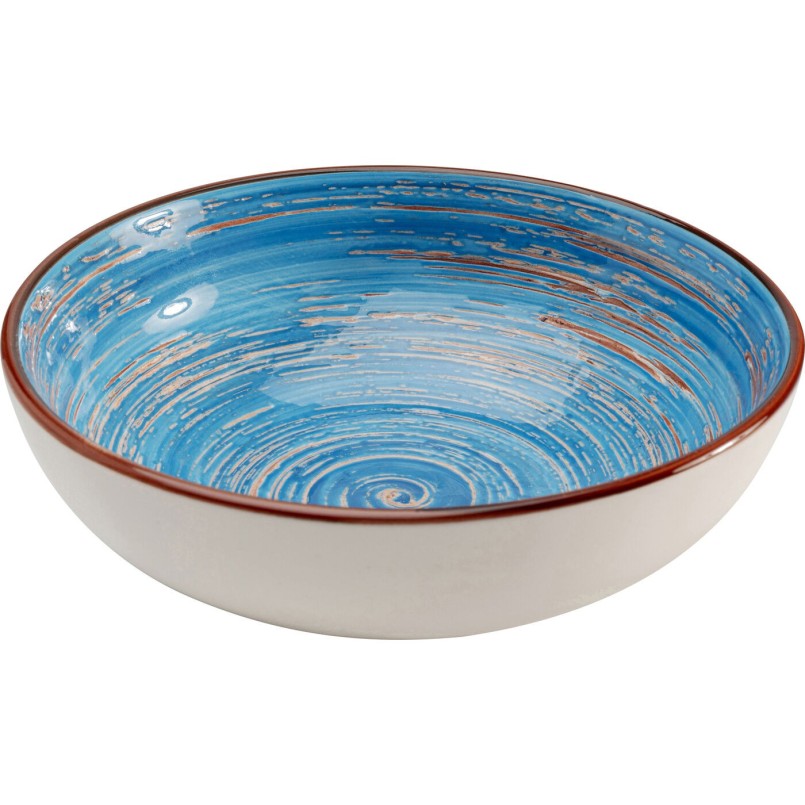 Steengoed kommen set van 4 blauw - Swirl Blue - Kare Design