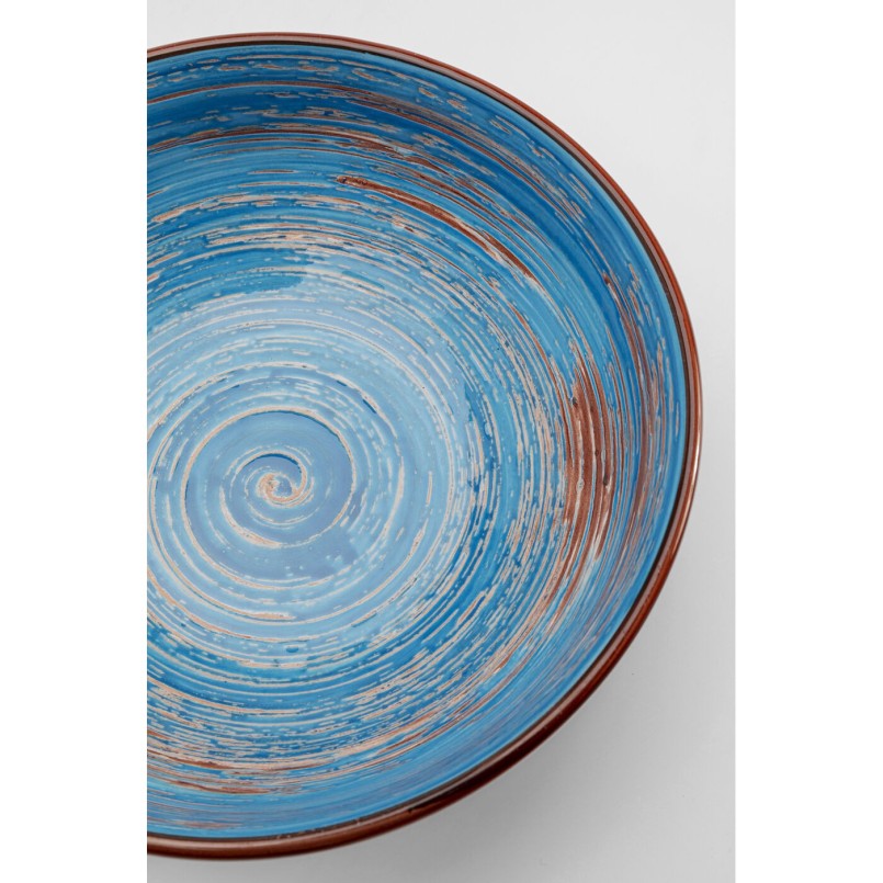 Steengoed kommen set van 4 blauw - Swirl Blue - Kare Design