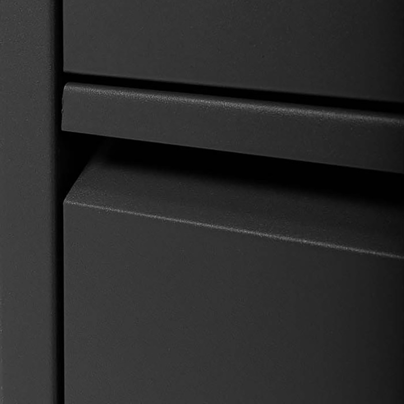 Schoenenkast Caruso zwart 3+1 laden Kare Design