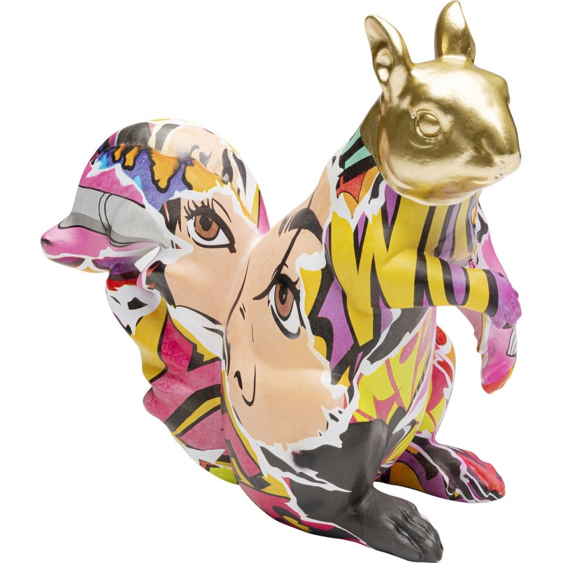Figurine décorative Graffiti Squirrel 22cm