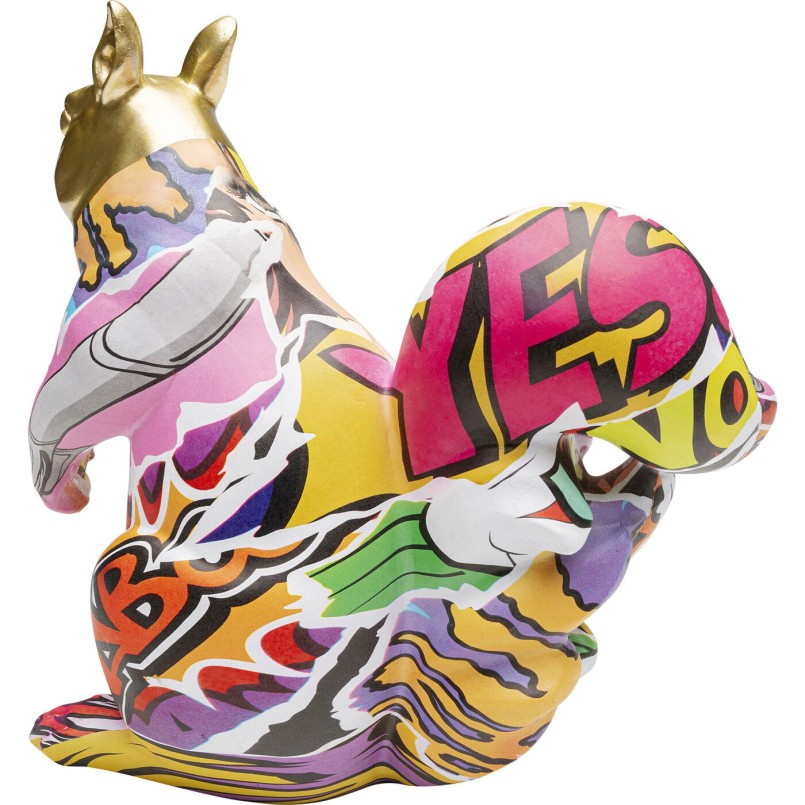 Figurine décorative Graffiti Squirrel 22cm
