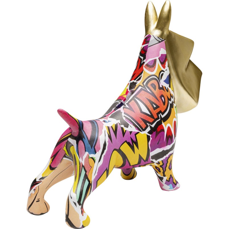 Figurine décorative Graffiti Pixel Dog 35cm