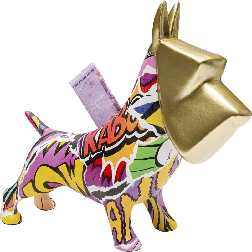 Figurine décorative Graffiti Pixel Dog 35cm