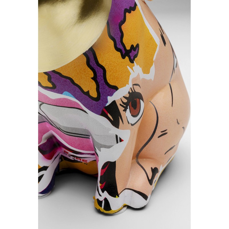 Figurine décorative Graffiti Flying Pig 16cm