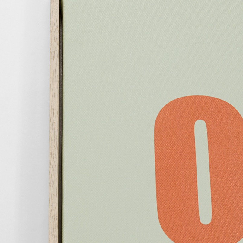 Oranje en groen krijtbord - Nieuwe Luxe - Kare Design