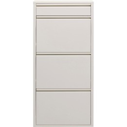 Schoenenkast Caruso creme 3+1 laden Kare Design