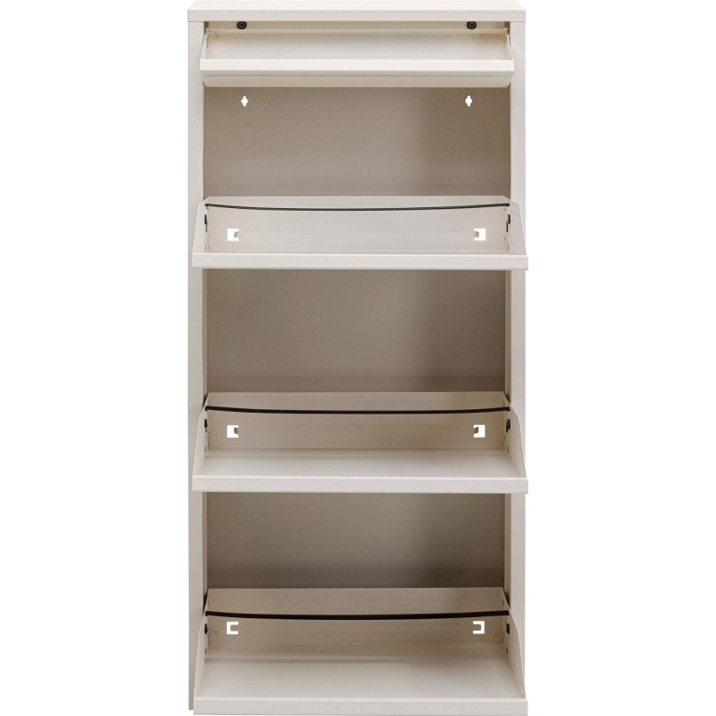 Schoenenkast Caruso creme 3+1 laden Kare Design
