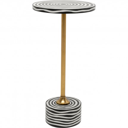 Bijzettafel Domero Swirl Ø25cm goud Kare Design