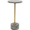 Side Table Domero Swirl Ø25cm gold Kare Design