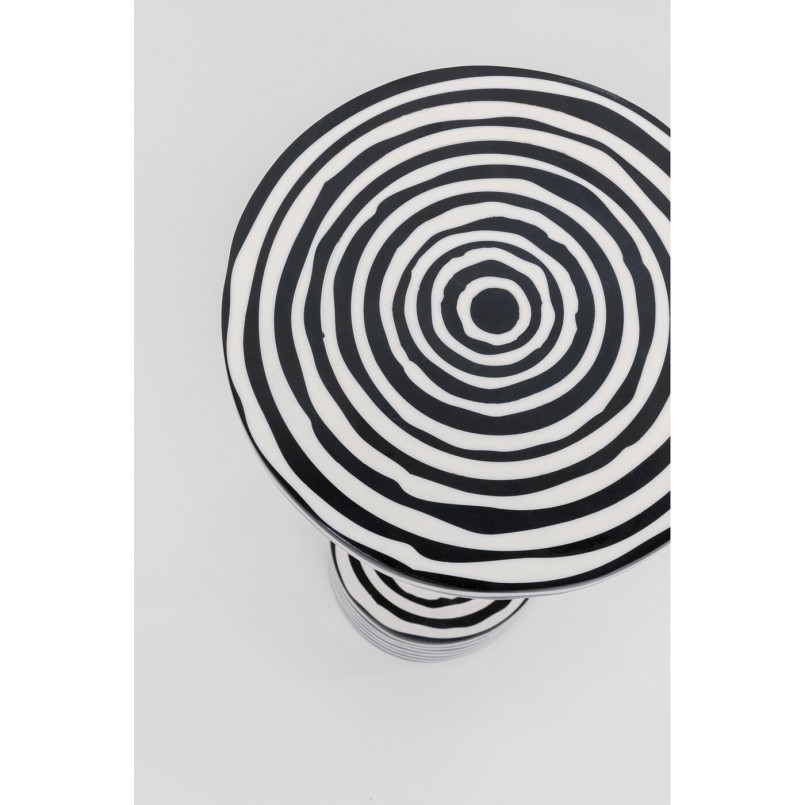 Side Table Domero Swirl Ø25cm gold Kare Design