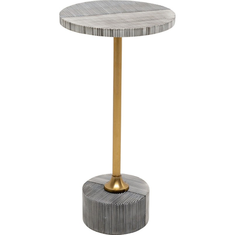Bijzettafel Domero Double Ø25cm goud Kare Design