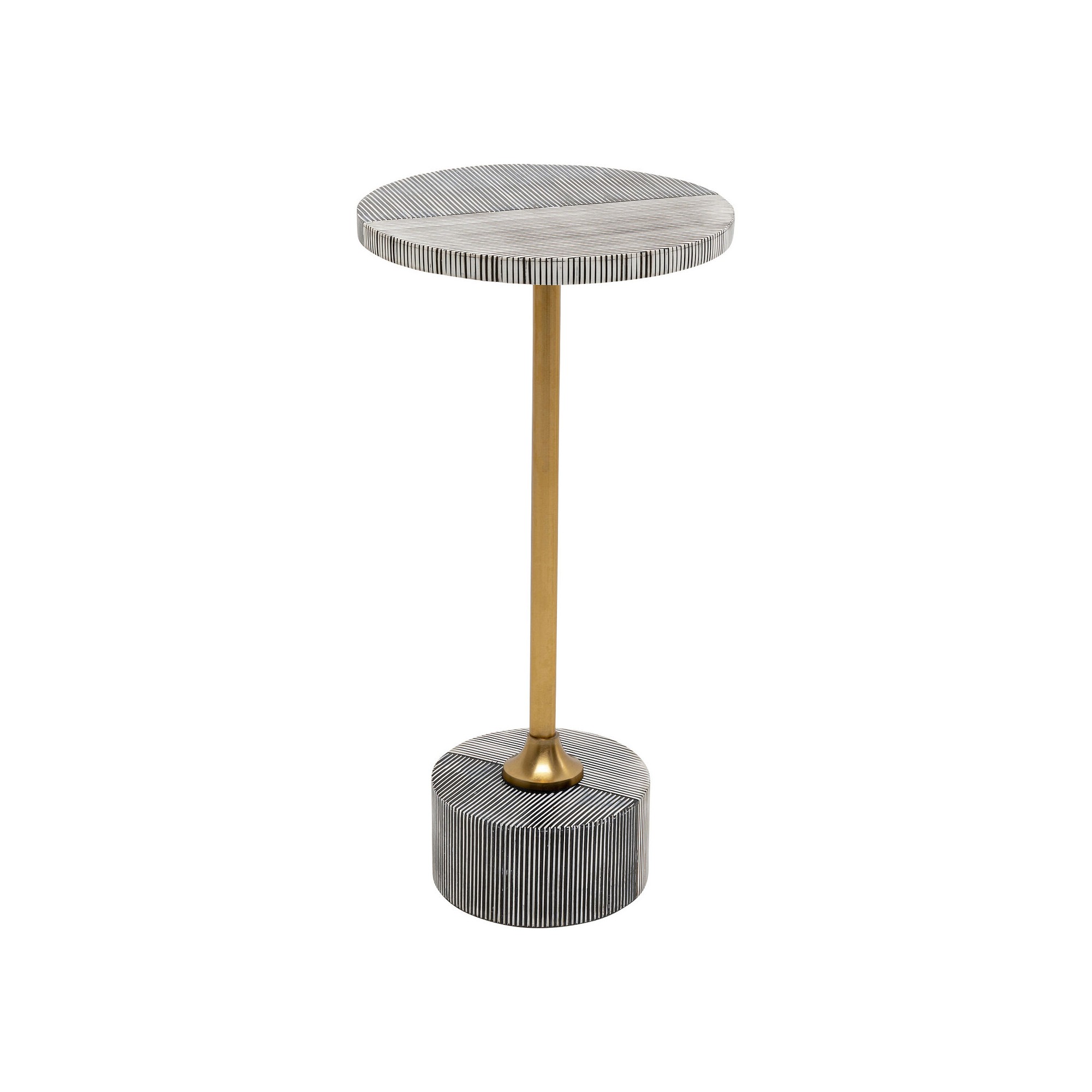 Bijzettafel Domero Double Ø25cm goud Kare Design