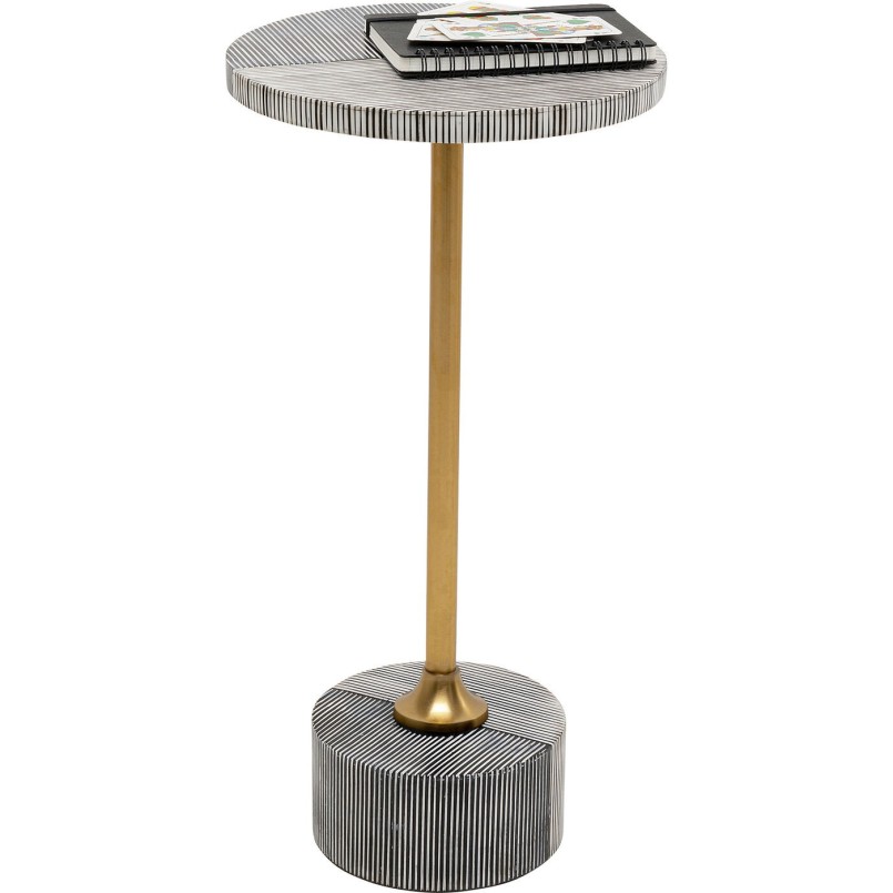 Bijzettafel Domero Double Ø25cm goud Kare Design