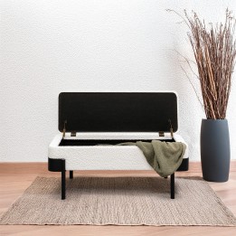 Wit en zwart bankje - Angelo - Kare Design