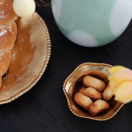 Kommen Bell goud Ø16cm (6/Set) Kare Design