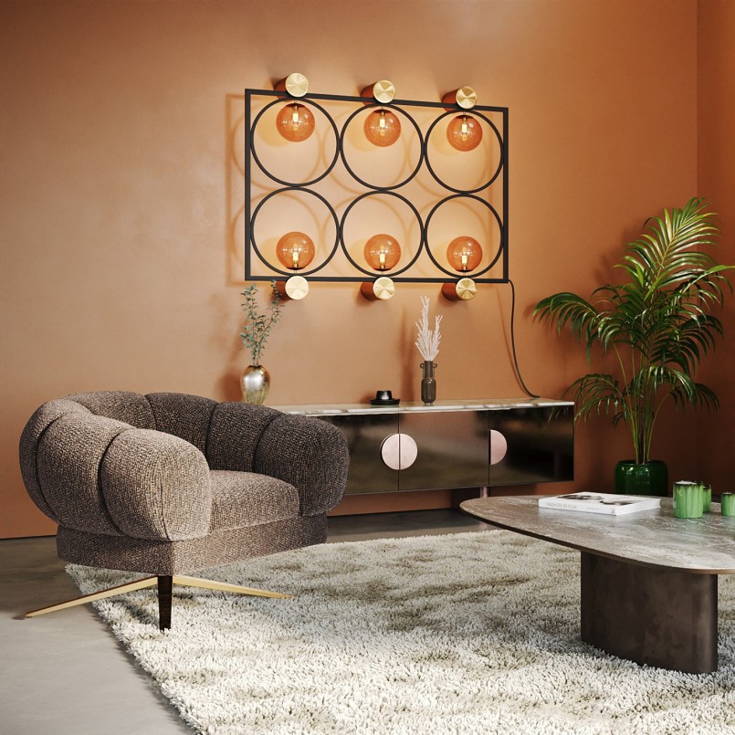 Wandlamp Balance Circle Kare Design