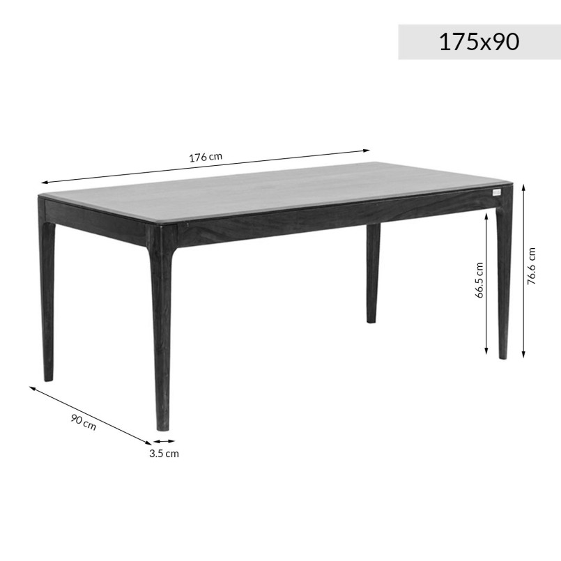 Eigentijdse houten tafel - Brooklyn Nature - Kare design
