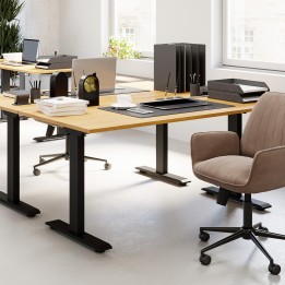 Houten industrieel bureau - Smart Symphony - Kare Design