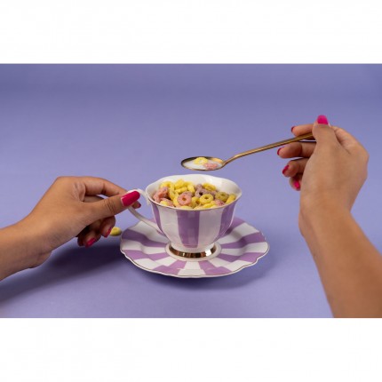 Koffiekoppen Harlequin paars (4/set) Kare Design