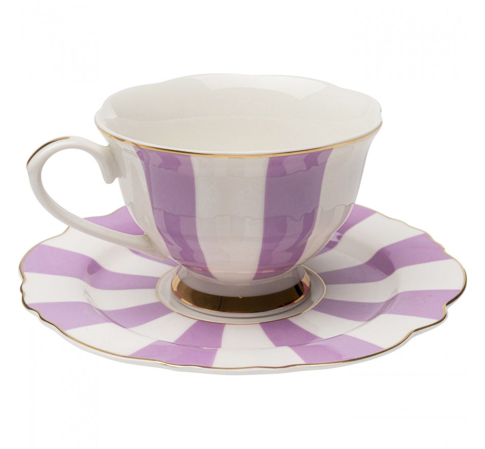 Koffiekoppen Harlequin paars (4/set) Kare Design Koffiekoppen Harlequin paars (4/set) Kare Design