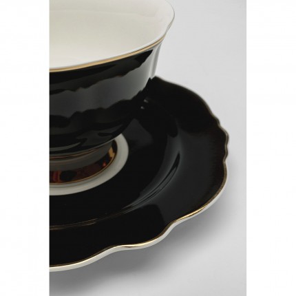 Koffiekoppen Harlequin zwart (4/set) Kare Design
