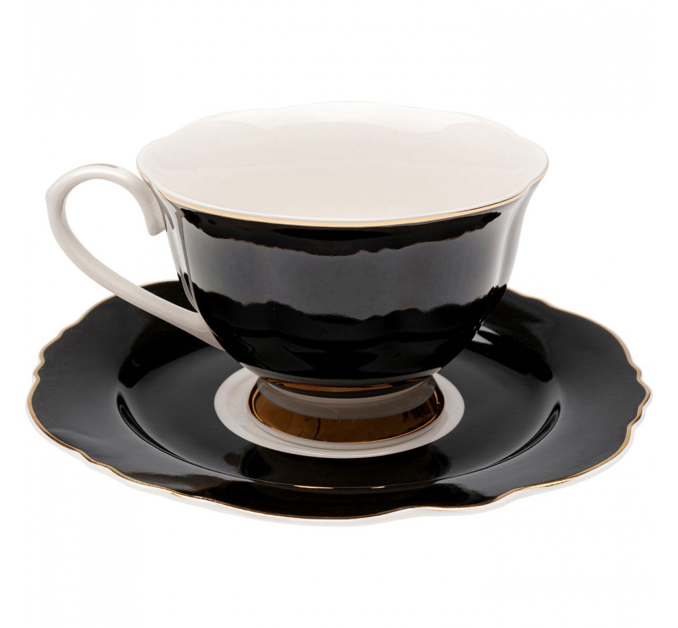 Koffiekoppen Harlequin zwart (4/set) Kare Design Koffiekoppen Harlequin zwart (4/set) Kare Design