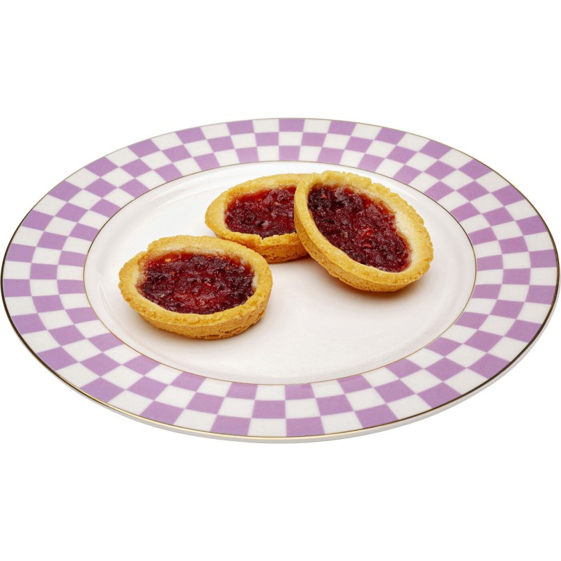 Assiette Harlequin violet Ø21cm