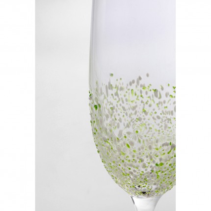 Champagneglazen Confetti groen (4/set) Kare Design