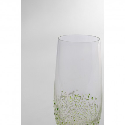 Champagneglazen Confetti groen (4/set) Kare Design