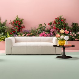 Ronde salontafel met zwart marmereffect - Schickeria - Kare Design