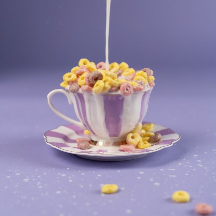 Koffiekoppen Harlequin paars (4/set) Kare Design
