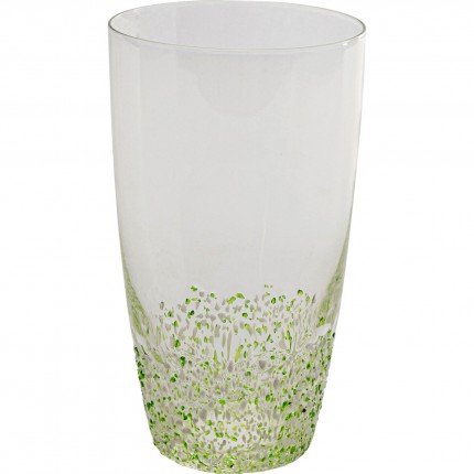 Water Glass Confetti green (4/set) Kare Design