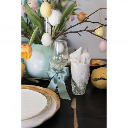 Waterglazen Confetti groen (4/set) Kare Design