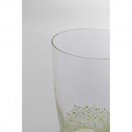 Waterglazen Confetti groen (4/set) Kare Design