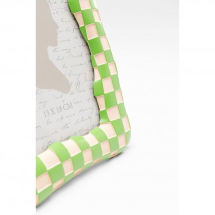 Fotolistj Checker 18x24cm groen Kare Design