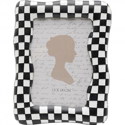 Picture Frame Checker black 18x24cm Kare Design Picture Frame Checker black 18x24cm Kare Design