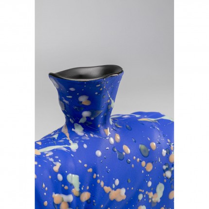 Vaas Blob blauw 28cm Kare Design