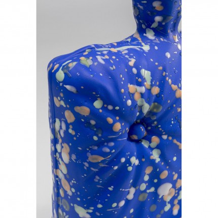 Vaas Blob blauw 28cm Kare Design