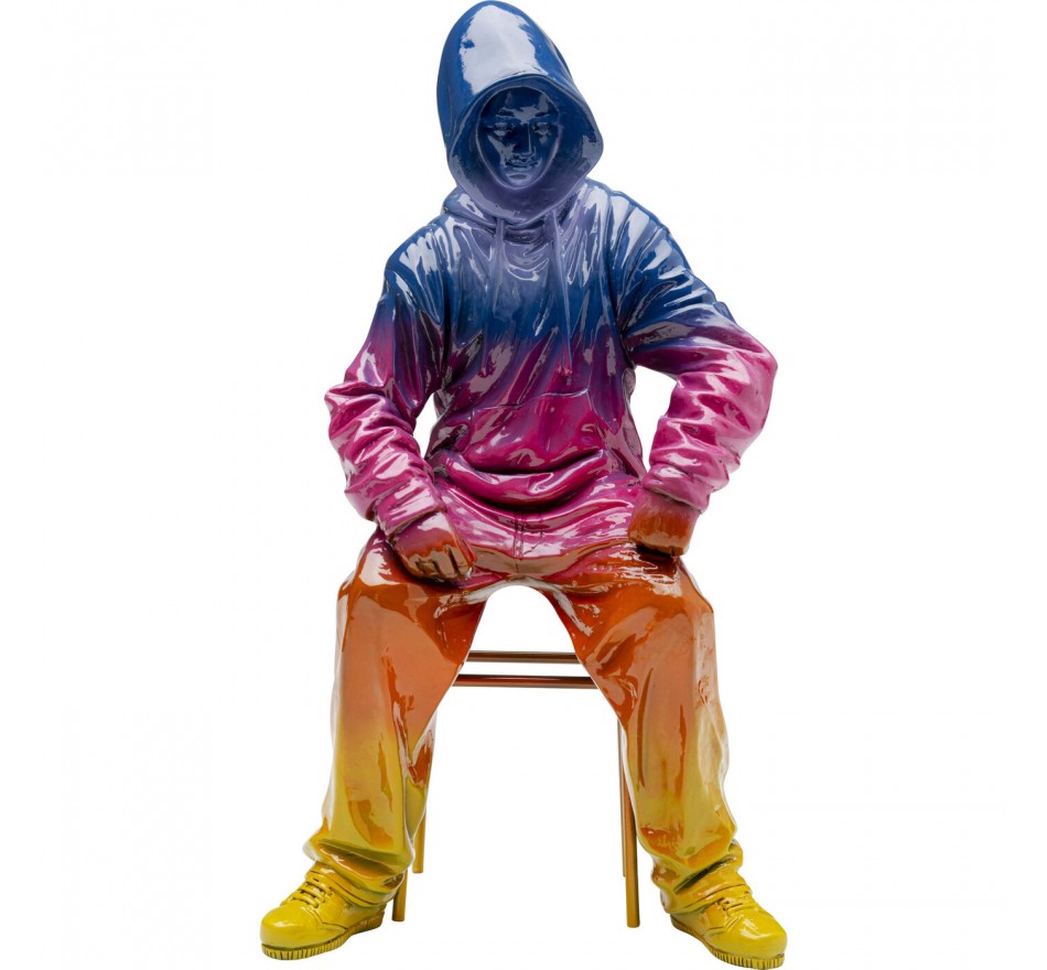 Woonaccessoires street art jongen regenboog Kare Design Woonaccessoires street art jongen regenboog Kare Design