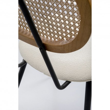 Set table and 2 chairs white Bistrot Rosali Kare Design
