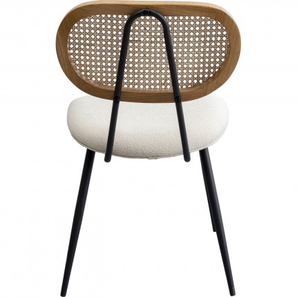 Set tafel en 2 stoelen wit Bistrot Rosali Kare Design