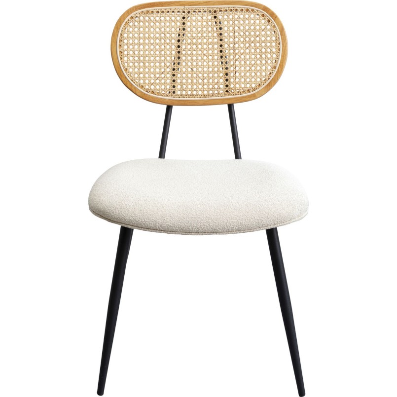 Set tafel en 2 stoelen wit Bistrot Rosali Kare Design