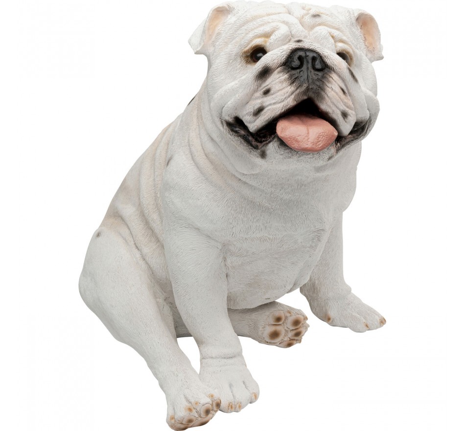 Woonaccessoires buldog wit zittend Kare Design Woonaccessoires buldog wit zittend Kare Design
