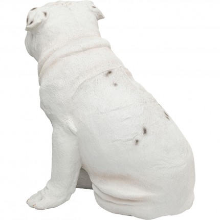 Woonaccessoires buldog wit zittend Kare Design