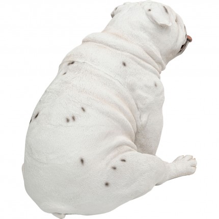 Woonaccessoires buldog wit zittend Kare Design
