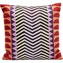 Coussin Colour Block Zig Zag 45x45cm