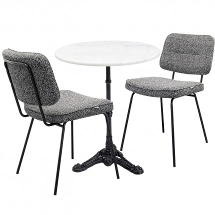 Set table and 2 chairs Bistrot Orelie Kare Design